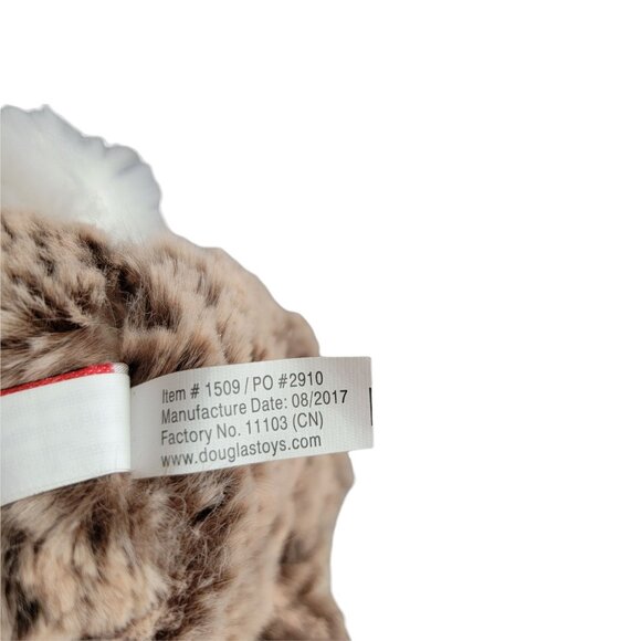 Douglas Cuddle Toy Brown Rabbit 8 in Plush Easter Bunny Realistic Stuffed Animal - Picture 6 of 7